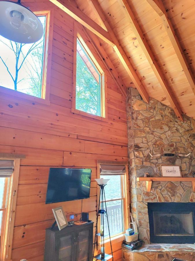 Luxury Cabin With Waterview And Privacy, Hiking بلو ريدج المظهر الخارجي الصورة
