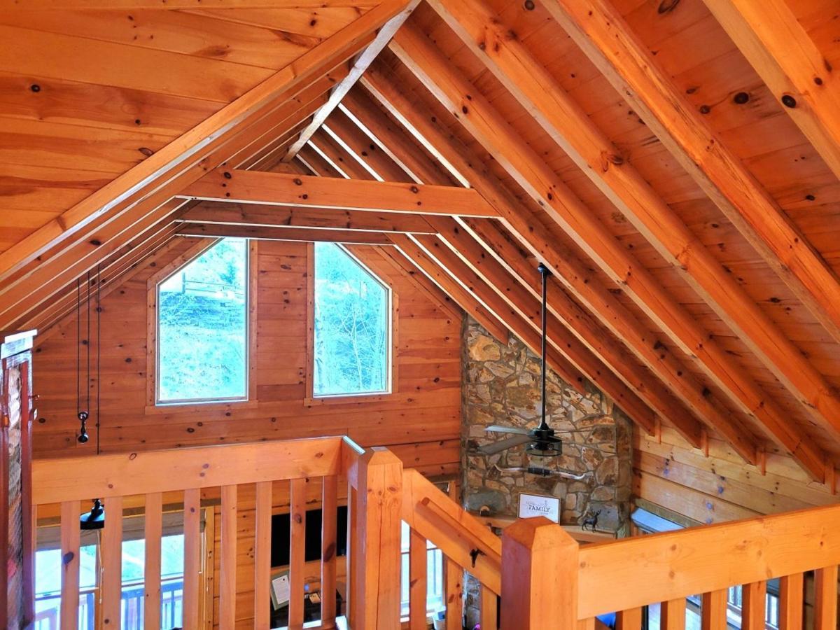 Luxury Cabin With Waterview And Privacy, Hiking بلو ريدج المظهر الخارجي الصورة