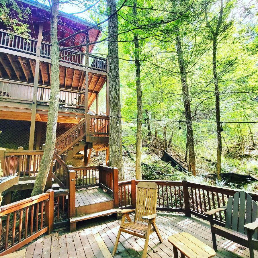 Luxury Cabin With Waterview And Privacy, Hiking بلو ريدج المظهر الخارجي الصورة